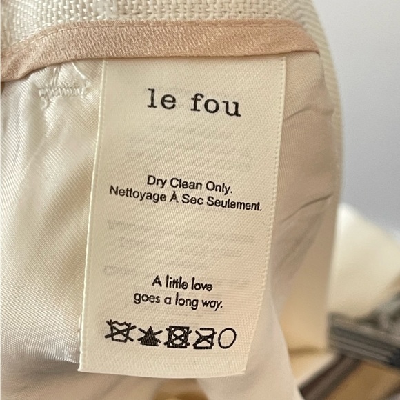 ❌SOLD ❌WILFRED Le Fou Juste High Waisted Dress shorts with pleated Front Cream s - Picture 12 of 13